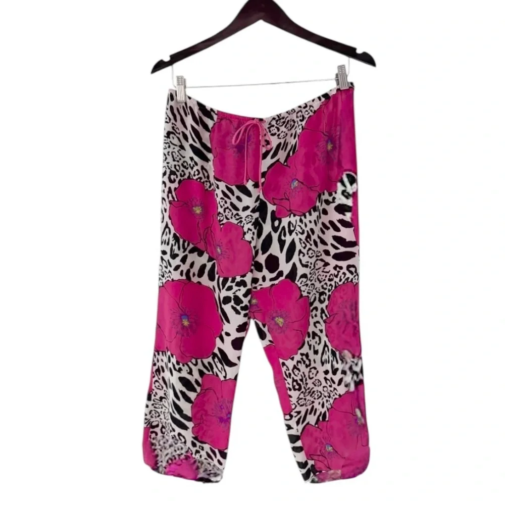 Josie Natori Silky Floral Pajama Set